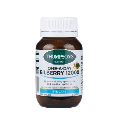 Thompson's 汤普森 天然越橘精华 12000毫克 60粒